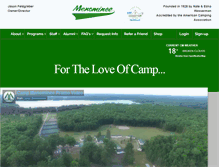 Tablet Screenshot of campmenominee.com